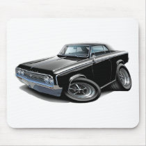 Coche negro 1964-65 del machete alfombrillas de raton 
