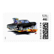 1964-65 El Camino Black Truck Postage Stamp