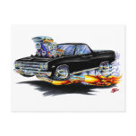 1964-65 El Camino Black Truck Postcards