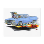 1964-65 El Camino Lt Blue Truck Postcard
