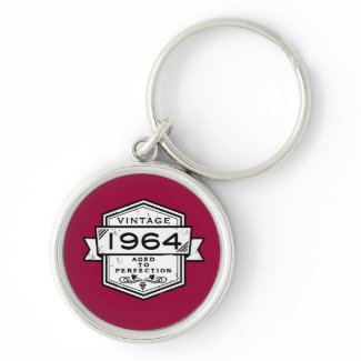 1964 Aged To Perfection Jewelry Keychain