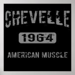 1964 Chevelle American Muscle Poster