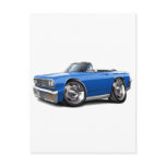1964 Chevelle Blue Convertible Postcards