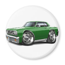 1964 Chevelle Green Car Magnet