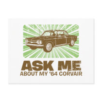 1964 Chevrolet Corvair Postcard