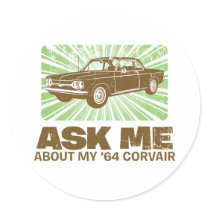 1964 Chevrolet Corvair Stickers