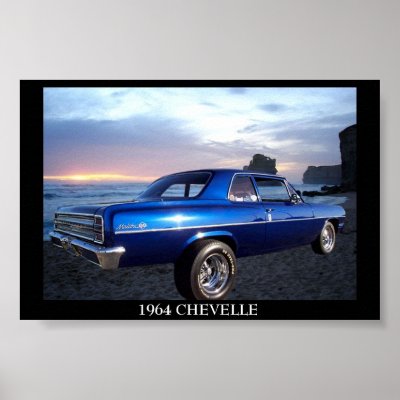 1964 Chevy Chevelle Print by seximexi
