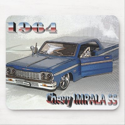 1964 Chevy IMPALA Mouse Pad by prattnet1