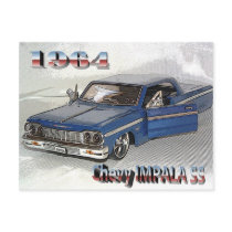 1964 Chevy IMPALA SS Postcard by prattnet1 1964 Chevy IMPALA SS Postcard