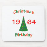 1964 Christmas Birthday Mousepads