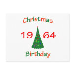 1964 Christmas Birthday Postcards