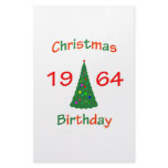 1964 Christmas Birthday Stationery Paper