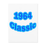1964 Classic Blue Post Card