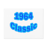 1964 Classic Blue Postcards