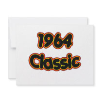 1964 Classic invitations by birthyeardesigns3 1964 Classic invitations