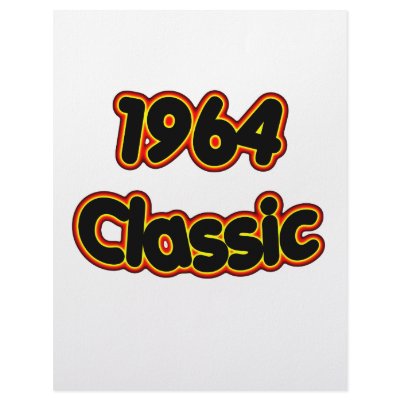 1964 Classic Customized Letterhead by birthyeardesigns3