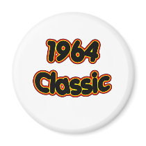 1964 Classic magnets by birthyeardesigns3 1964 Classic magnets