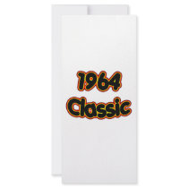 1964 Classic Full Color Rack Card