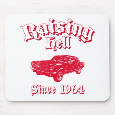 1964 Ford Mustang Coupe Mouse Pad by MuscleDude