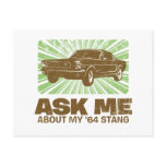 1964 Ford Mustang Fastback Postcard
