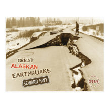 1964 Great Alaskan Earthquake Postcard