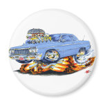 1964 Impala Light Blue Car Refrigerator Magnet