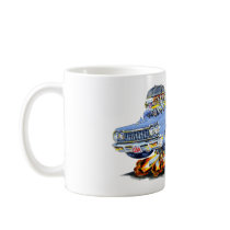 1964 Impala Light Blue Car Coffee Mugs