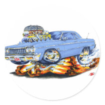 1964 Impala Light Blue Car Sticker