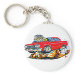 1964 Impala Red Car Keychain