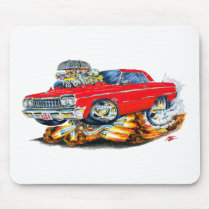 1964 Impala Red Car Mouse Pad