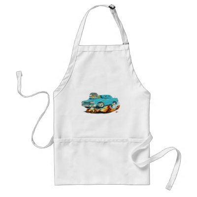 1964 Impala Seafoam Car Aprons by maddmaxart