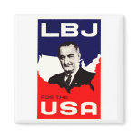 1964 LBJ for the USA Refrigerator Magnets
