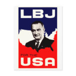 1964 LBJ for the USA Post Cards