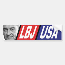 1964 Lyndon Johnson Campaign Bumper Sticker