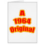 1964 Original Red Card