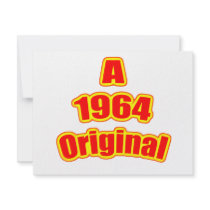 1964 Original Red invitations by birthyeardesigns4 1964 Original Red invitations