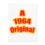 1964 Original Red Post Card