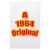 1964 Original Red Stationery