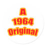 1964 Original Red Round Stickers