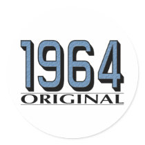 1964 Original Round Stickers
