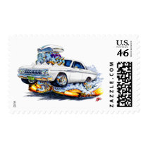 1964 Plymouth White Car Postage