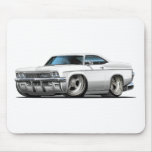 1965-66 Impala White Car Mousepads