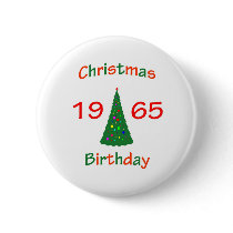 1965 Christmas Birthday buttons by christmasbirthday911 1965 Christmas Birthday buttons