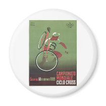 1965 Ciclo-cross Poster Refrigerator Magnet