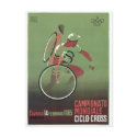 1965 Ciclo-cross Poster postcards by JustProducts 1965 Ciclo-cross Poster postcards