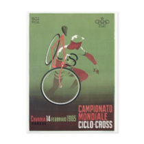 1965 Ciclo-cross Poster postcards