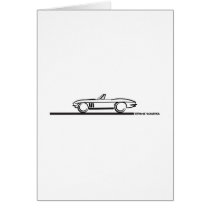 1965 Corvette Convertible Card