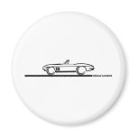 1965 Corvette Convertible Refrigerator Magnet