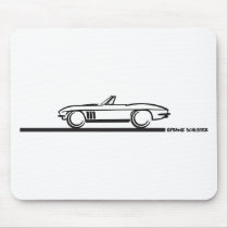1965 Corvette Convertible Mousepad