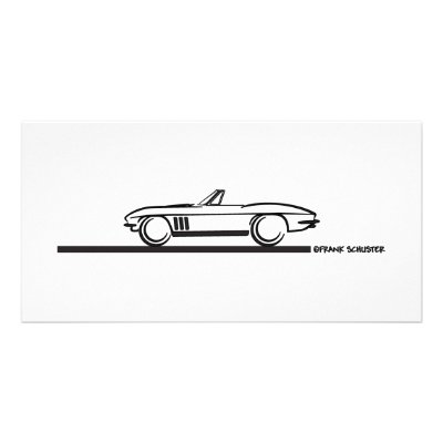 1965 Corvette Convertible Photo Cards by frengi